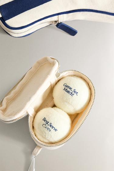 SET OF WOODEN RACKETS WITH CASE - Blue by Zara - Image 4