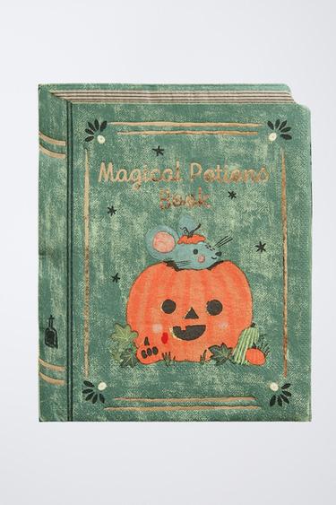 Kids Halloween Potion Book Paper Napkin Set (20) — Multicolored 1