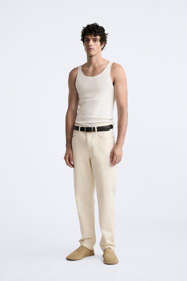 CAMISETA TANK - Crudo de Zara - Imagen 0
