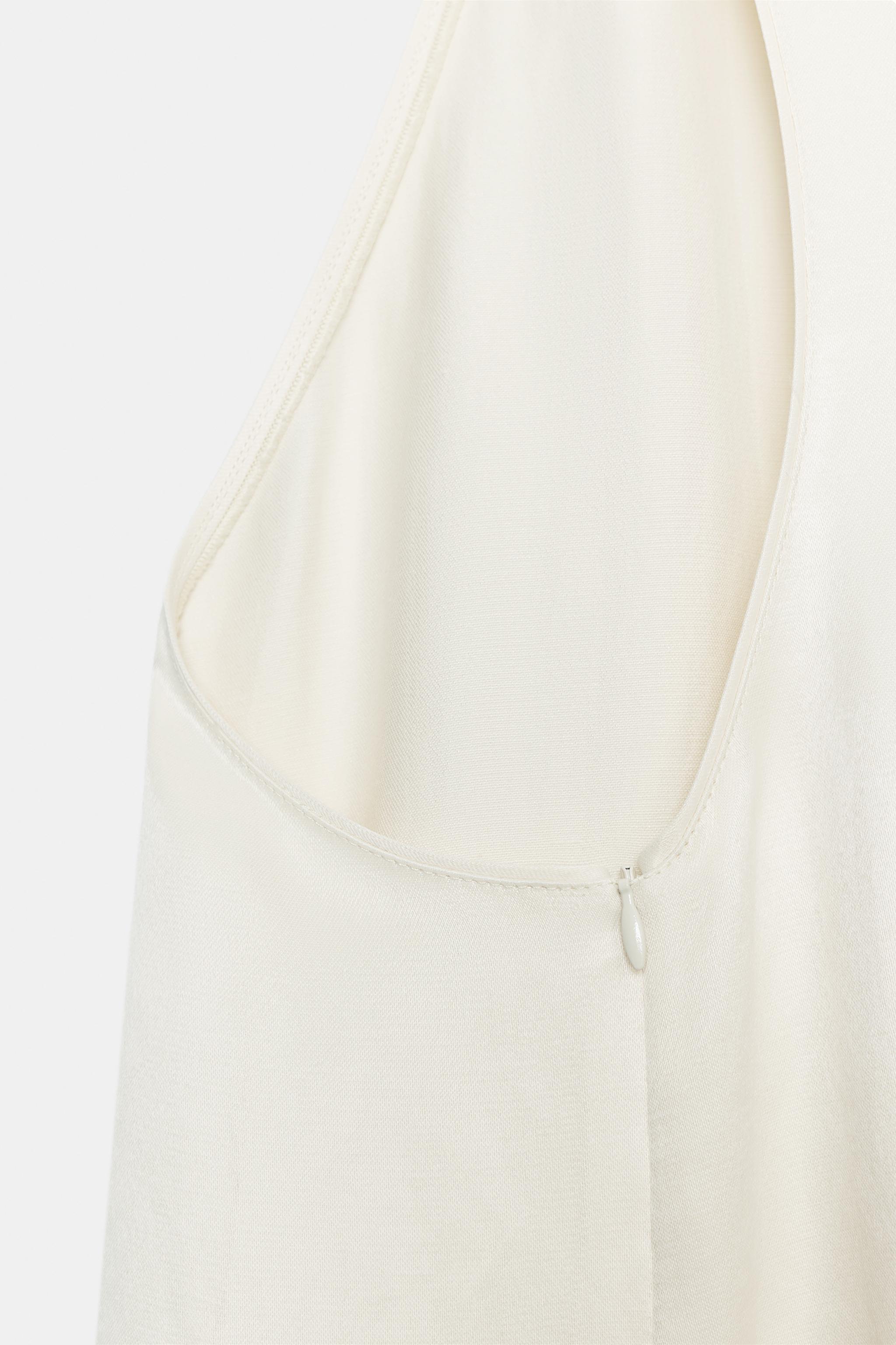 Женские рубашки Zara ZW COLLECTION ASYMMETRIC TOP — фото 7