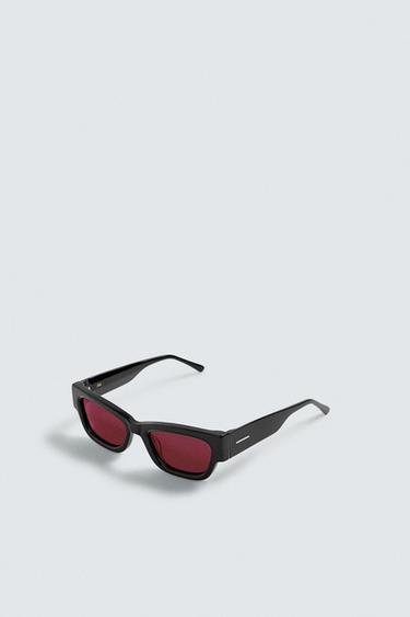 LUNETTES DE SOLEIL RECTANGULAIRES - Noir de Zara - Image 5