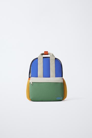 MULTICOLORED BACKPACK - Blue by Zara