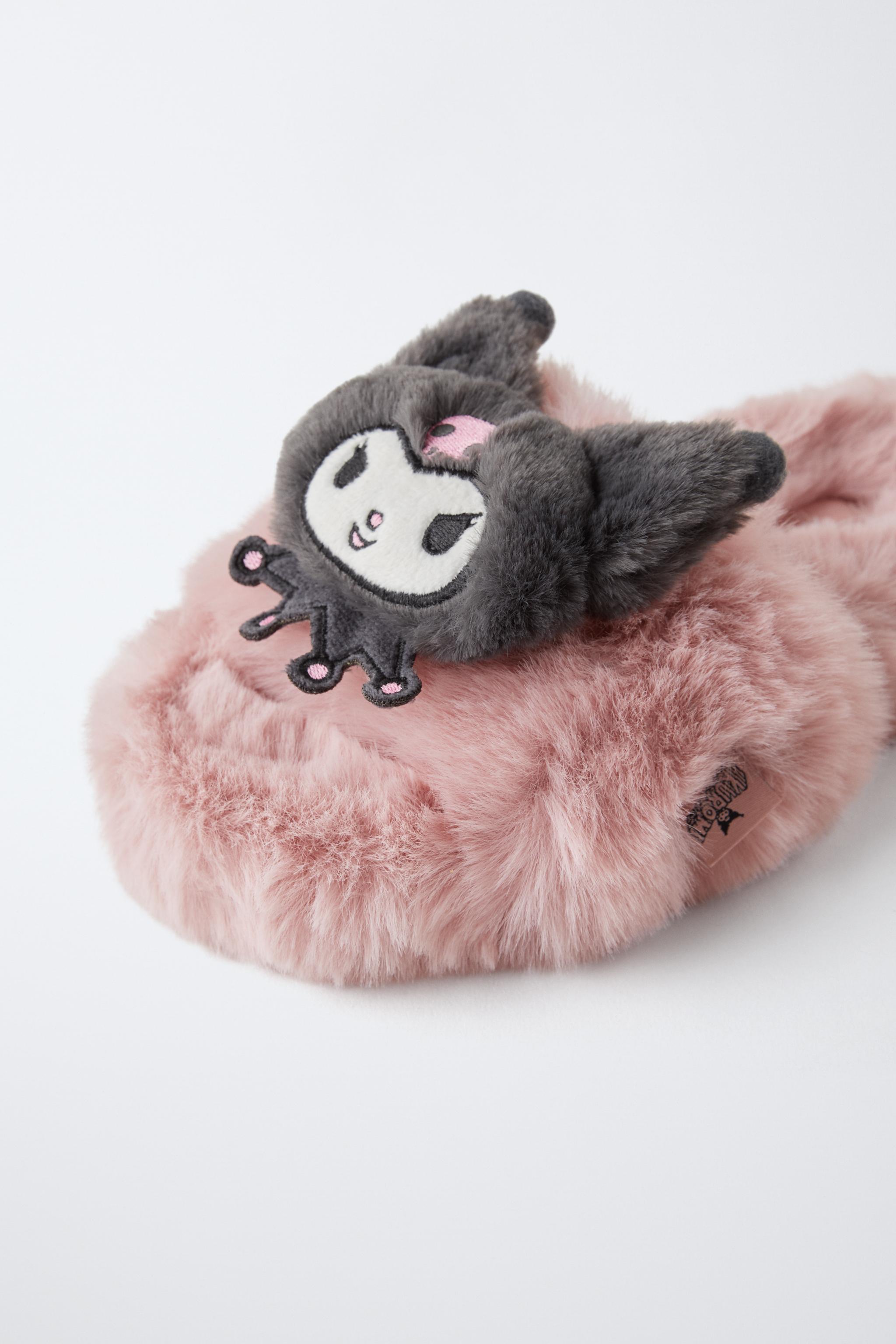 Steve Madden Bunny Slippers Blvck Paris Black Teddy Cotton Slippers