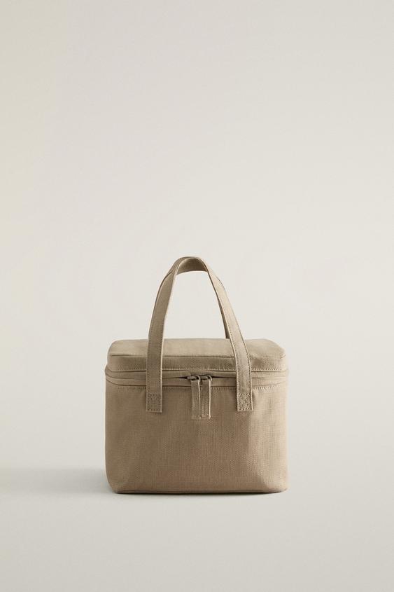 PORTABLE LUNCH BAG - Light beige by Zara - Image 0