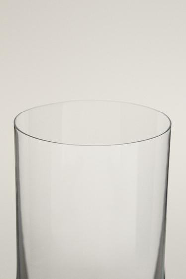 VERRE À BOISSON GAZEUSE DROIT CRISTALLIN - Transparent de Zara - Image 1