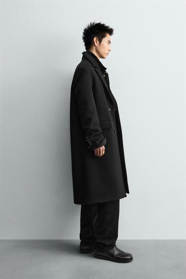 MANTEAU LAINE - CACHEMIRE ÉDITION LIMITÉE - Noir de Zara - Image 3