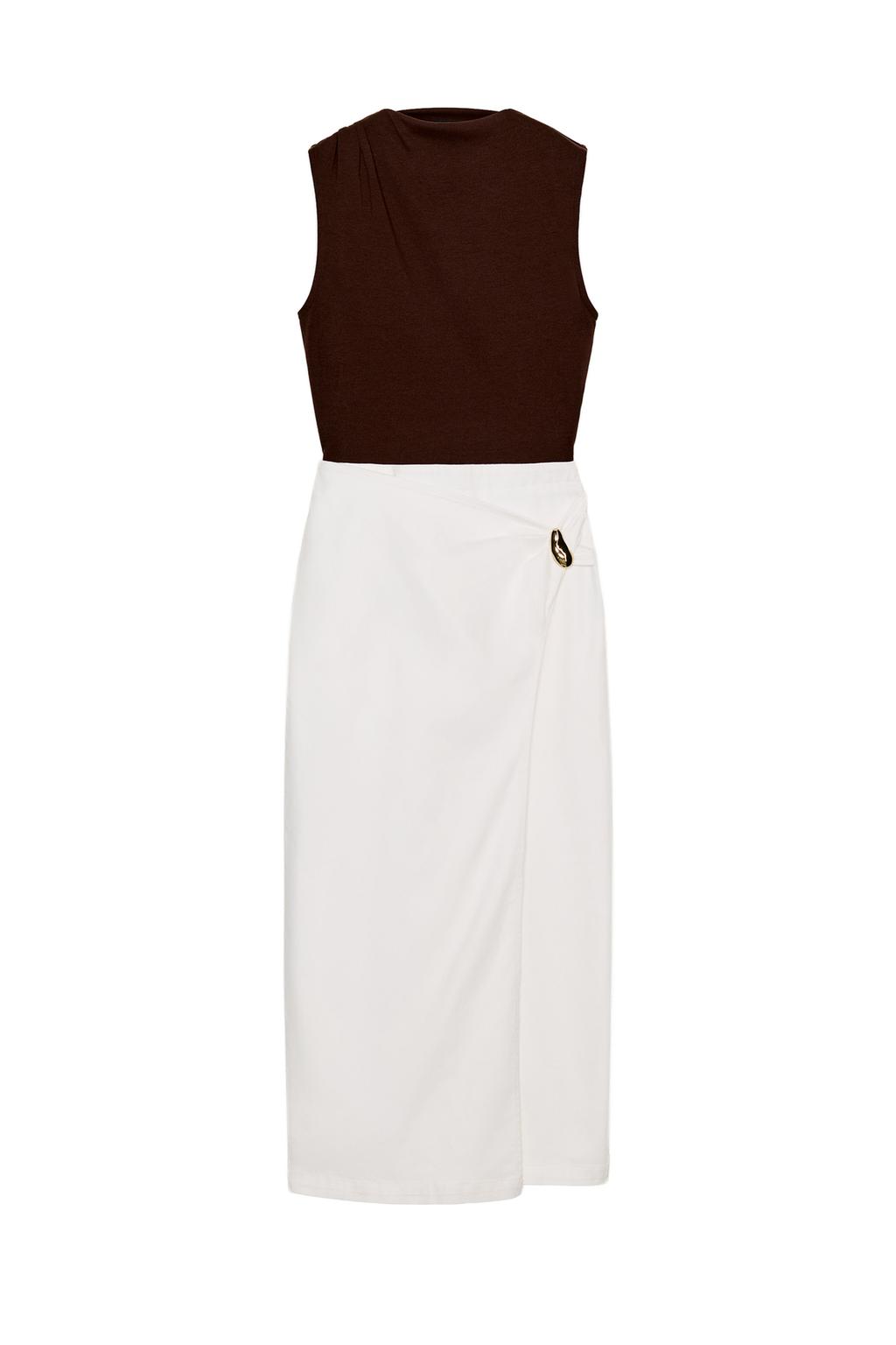 COMBINATION HARDWARE MIDI DRESS - image 3
