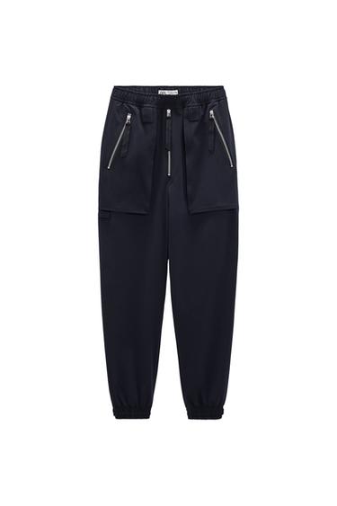 CARGO TROUSERS WITH ZIPS