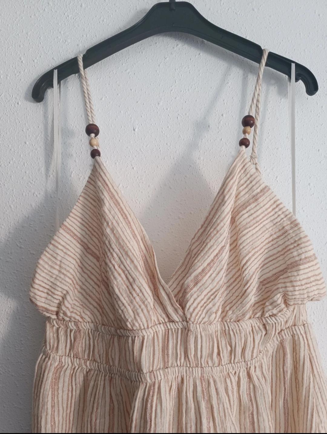 STRIPED MIDI DRESS - Image 2
