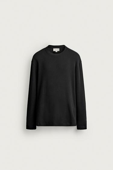 WAFFLE EGITURADUN KAMISETA - Beltza, Zara-rena