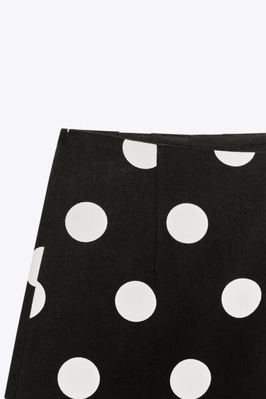 HIGH-WAIST SHORTS - Black / White by Zara - Image 5