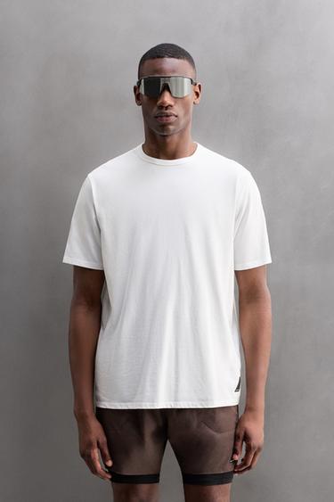 CAMISETA RELAXED FIT ENTRENAMIENTO - Blanco de Zara