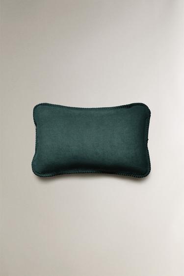 Zara CHILDREN'S CORDUROY THROW PILLOW COVER - Green