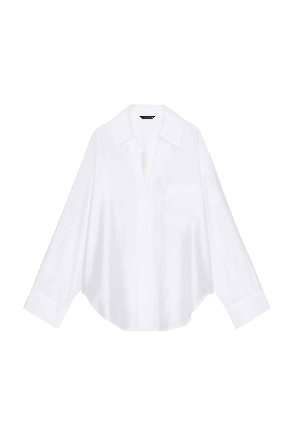 OVERSIZED SATIN EFFECT SHIRT - image 3