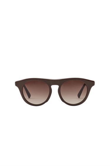 Zara PREPPY CAT SUNGLASSES - Brown