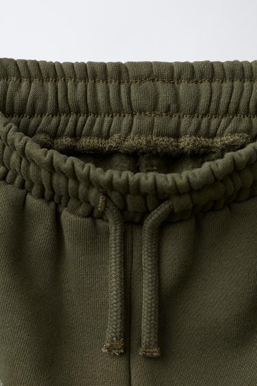 PANTALON JOGGER COULEUR BLOCK - Kaki de Zara - Image 2