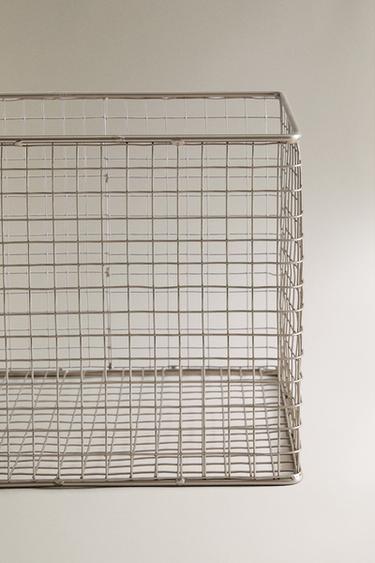 CORBEILLE MÉTALLIQUE - Gris de Zara - Image 4