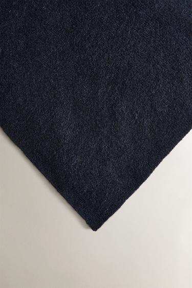 COUVERTURE BÉBÉ CACHEMIRE - Bleu marine de Zara - Image 1