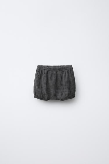 BLOOMER COTTON GAUZE - Steel by Zara