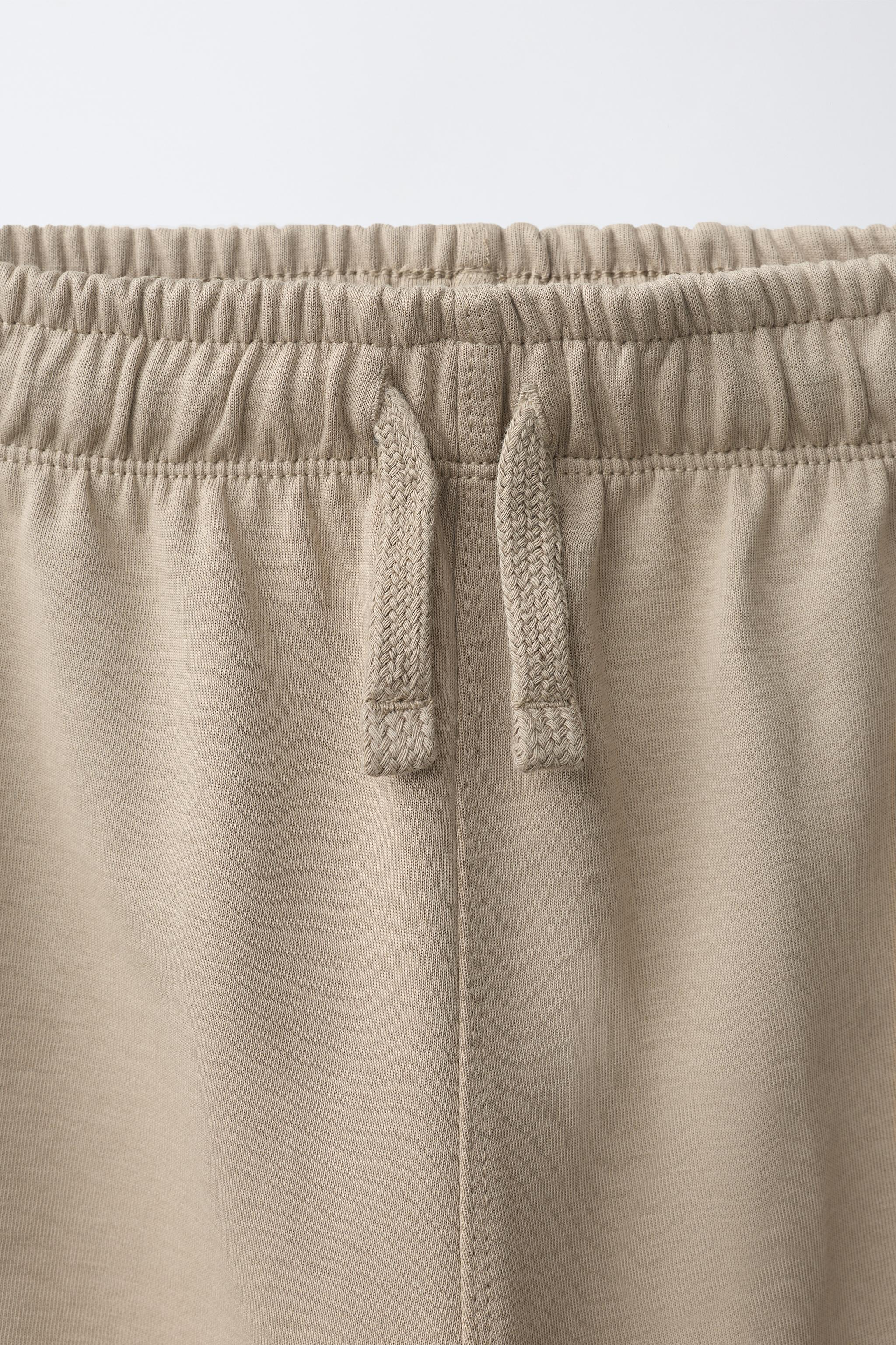 Детские брюки Zara STRAIGHT INTERLOCK PLUSH PANTS — фото 3