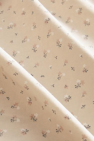 CHILDREN'S FLORAL PRINT RUFFLED DUVET COVER - Light pink by Zara - Image 4
