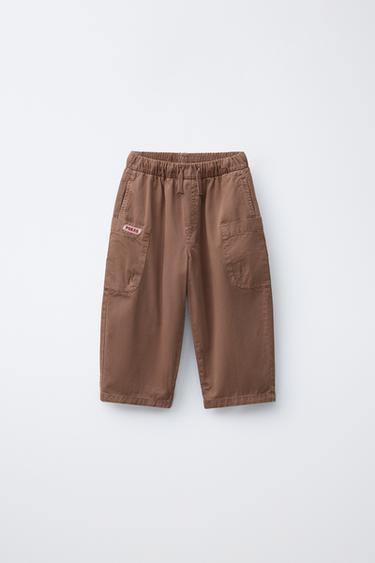 PUKAS SURF CARGO TROUSERS - Brown by Zara