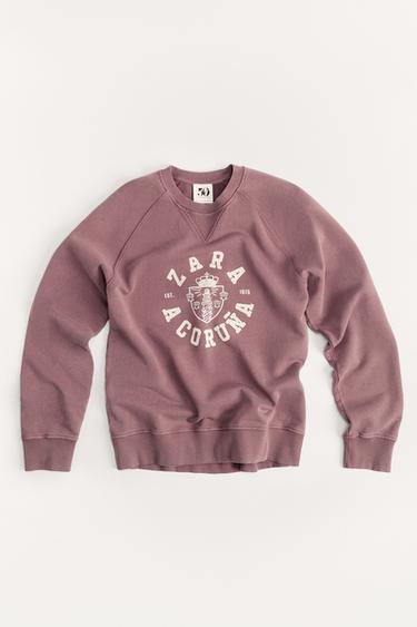 VARSITY-SWEATSHIRT ZUM 50. JUBILÄUM - Braun von Zara