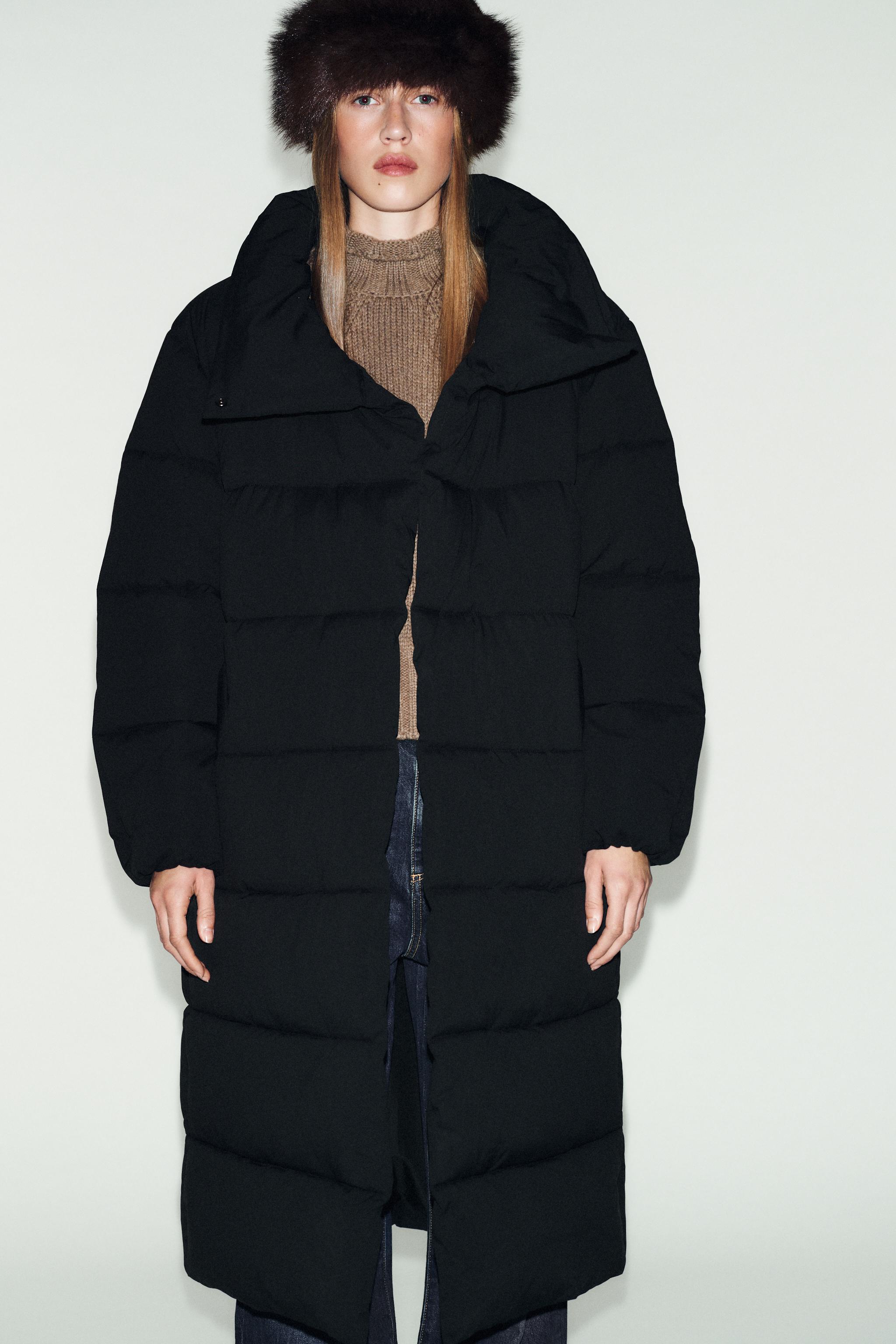 LONG WATER REPELLENT WINDPROOF WRAP-NECK ANORAK