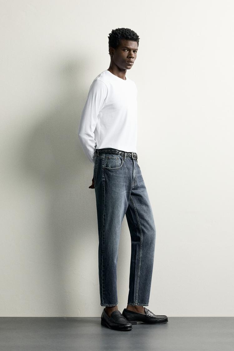 Jeans ajustados de corte cropped 4