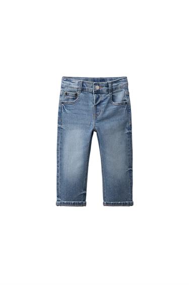 SLIM FIT COMFORT JEANS - Mid-blue by Zara
