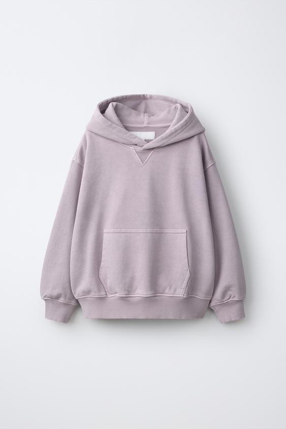STORIESZ MEDIUM WEIGHT HOODIE - Light lilac by Zara - Image 0