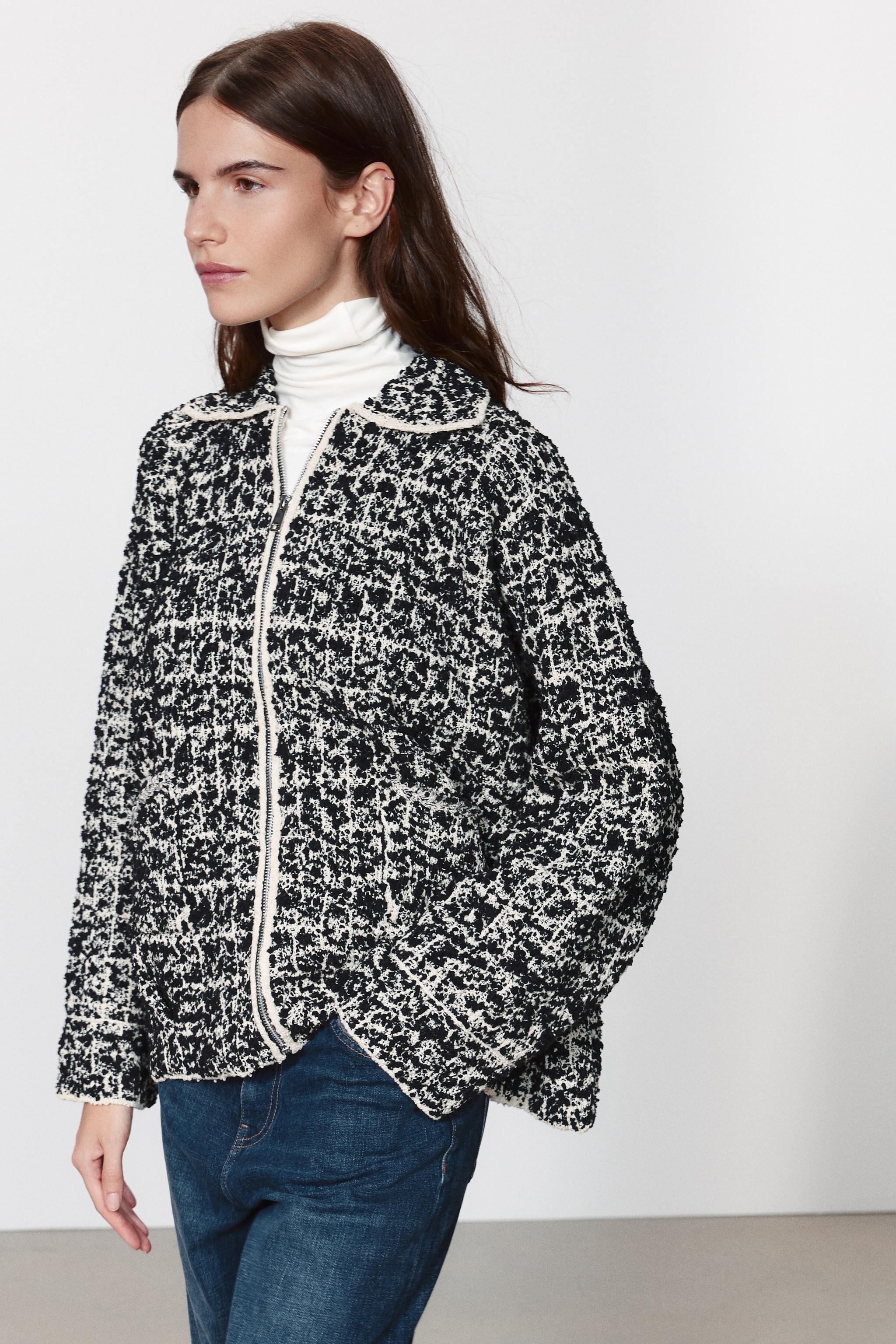 STRUCTURED CARDIGAN