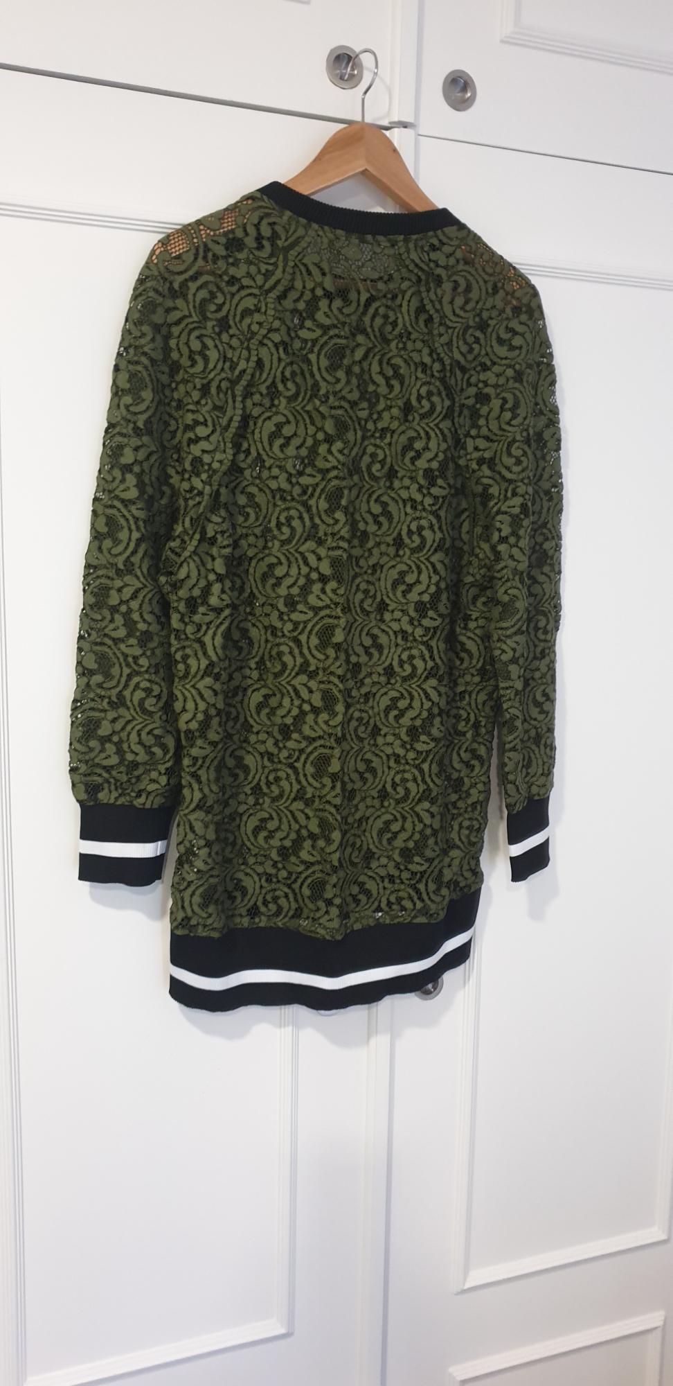 LONG SWEATSHIRT-STYLE LACE TOP - Image 6