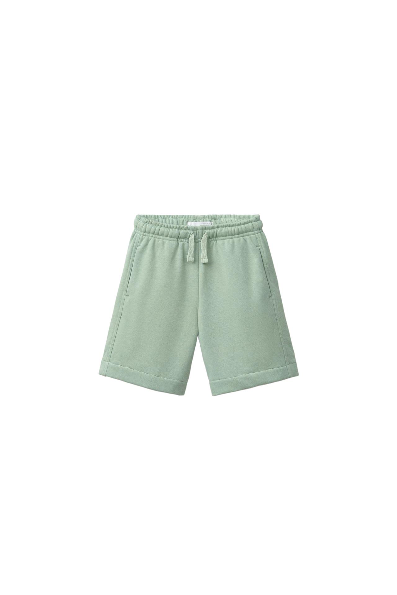 TWO-PACK PLAIN SHORTS — Green / Blue