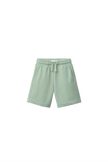 TWO-PACK PLAIN SHORTS — Green / Blue 2