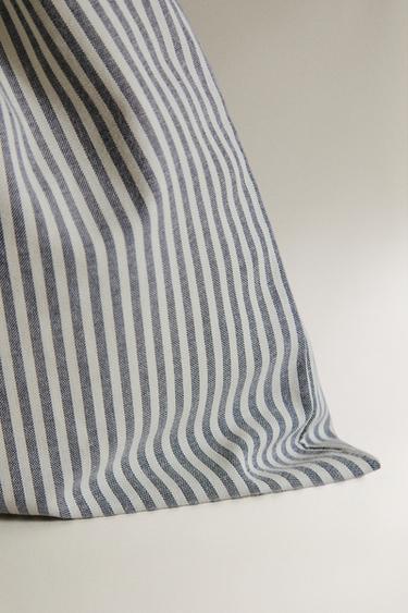 KIDS’ STRIPED LAUNDRY BAG PACK (PACK OF 2) - Grey by Zara - Image 1