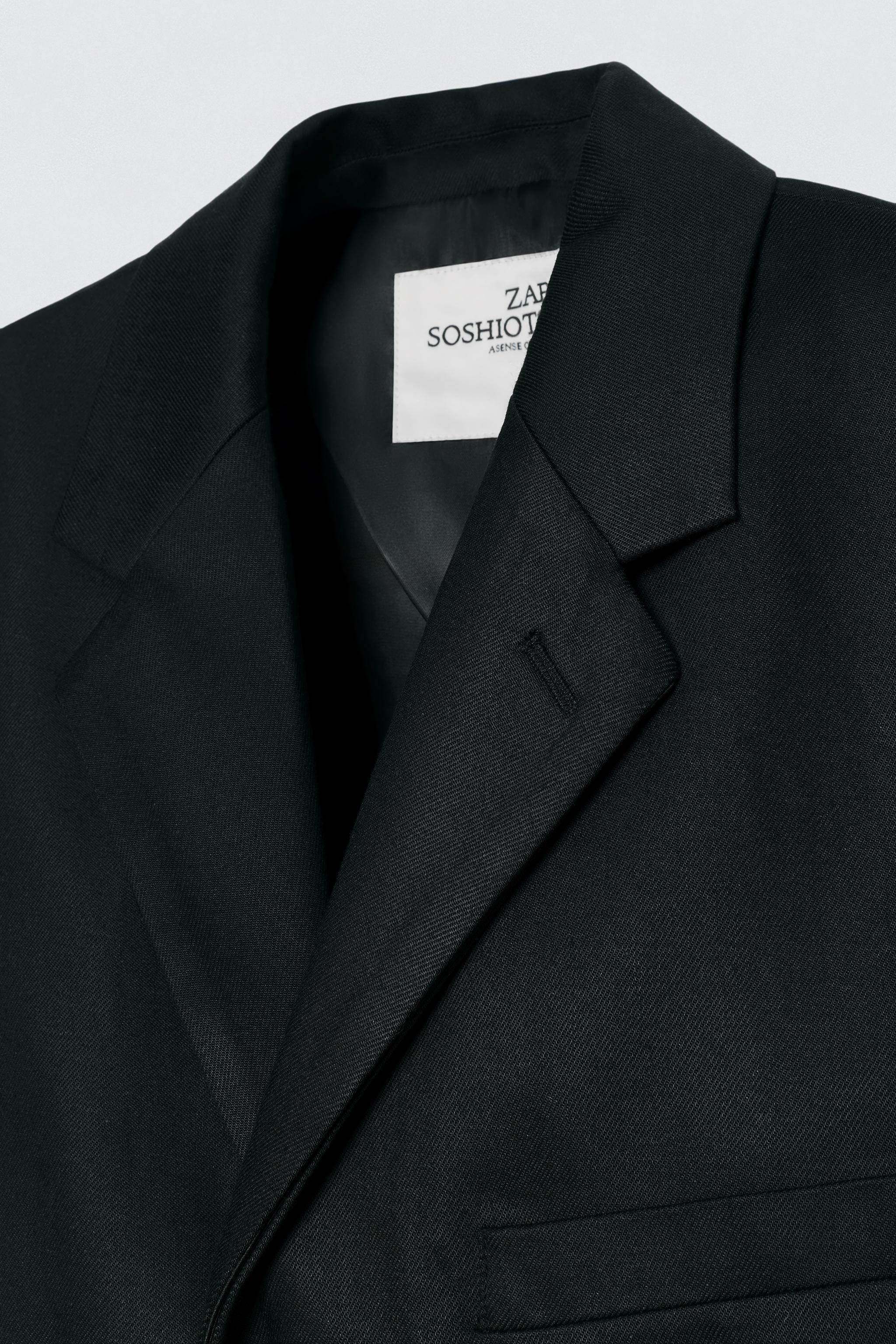 BLAZER TRAJE RELAXED FIT SOSHIOTSUKI X ZARA - ブラック | ZARA