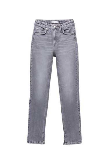 SPLIT SLIM JEANS