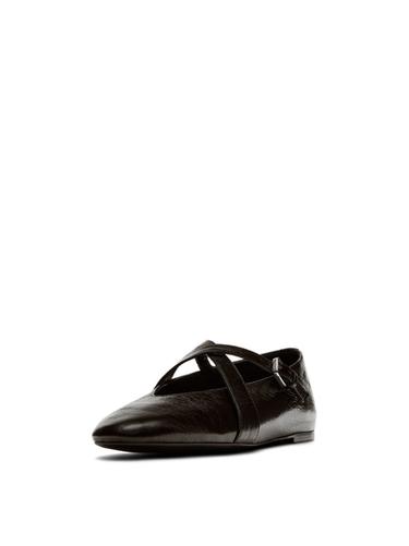 Zara Ballet flats with criss-cross straps and buckle - Brown