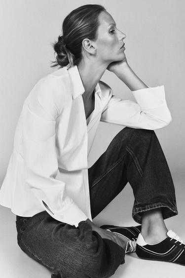 TRAINERS WITH HEEL COUNTER - Black by Zara