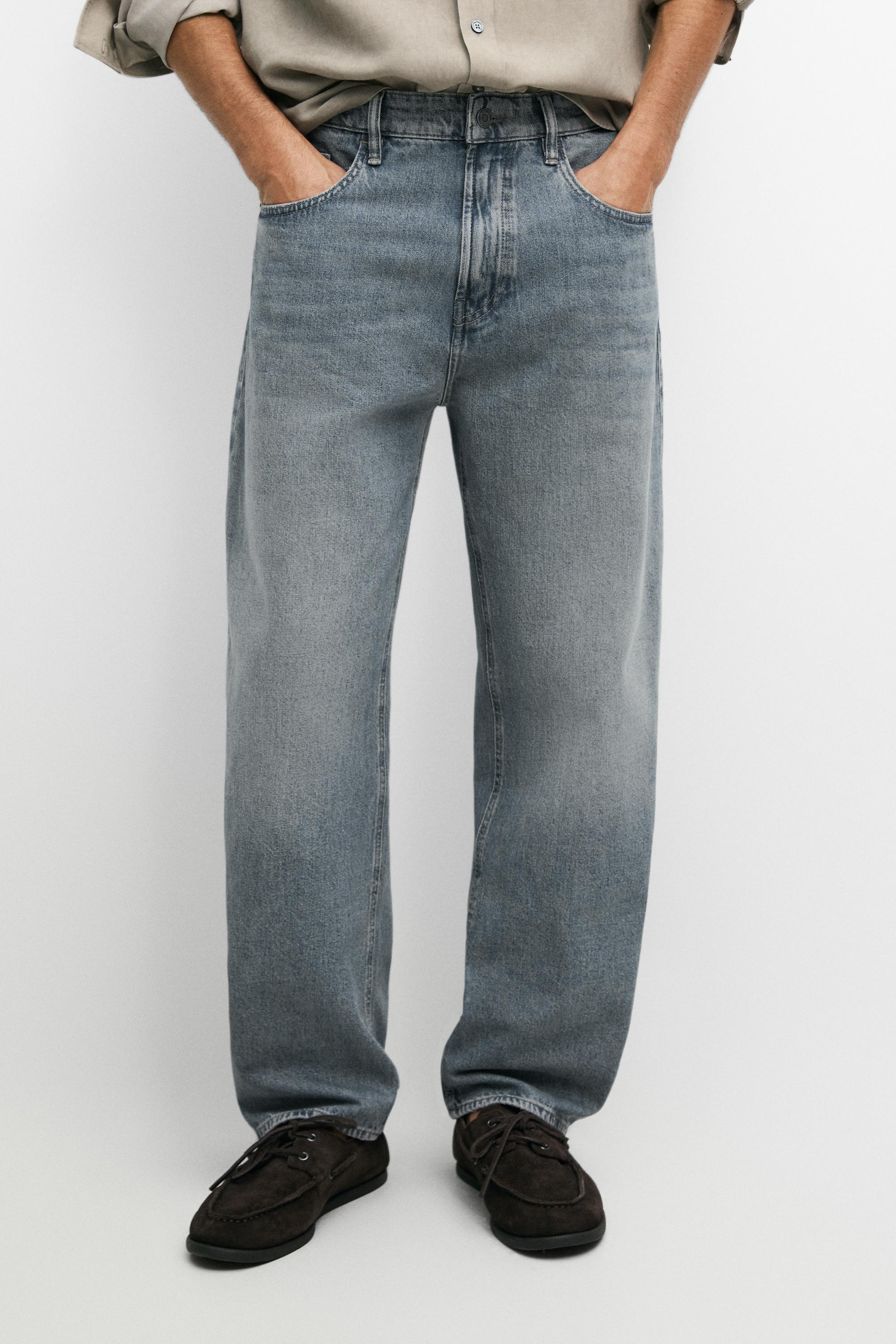 Barrel fit jeans — Indigo