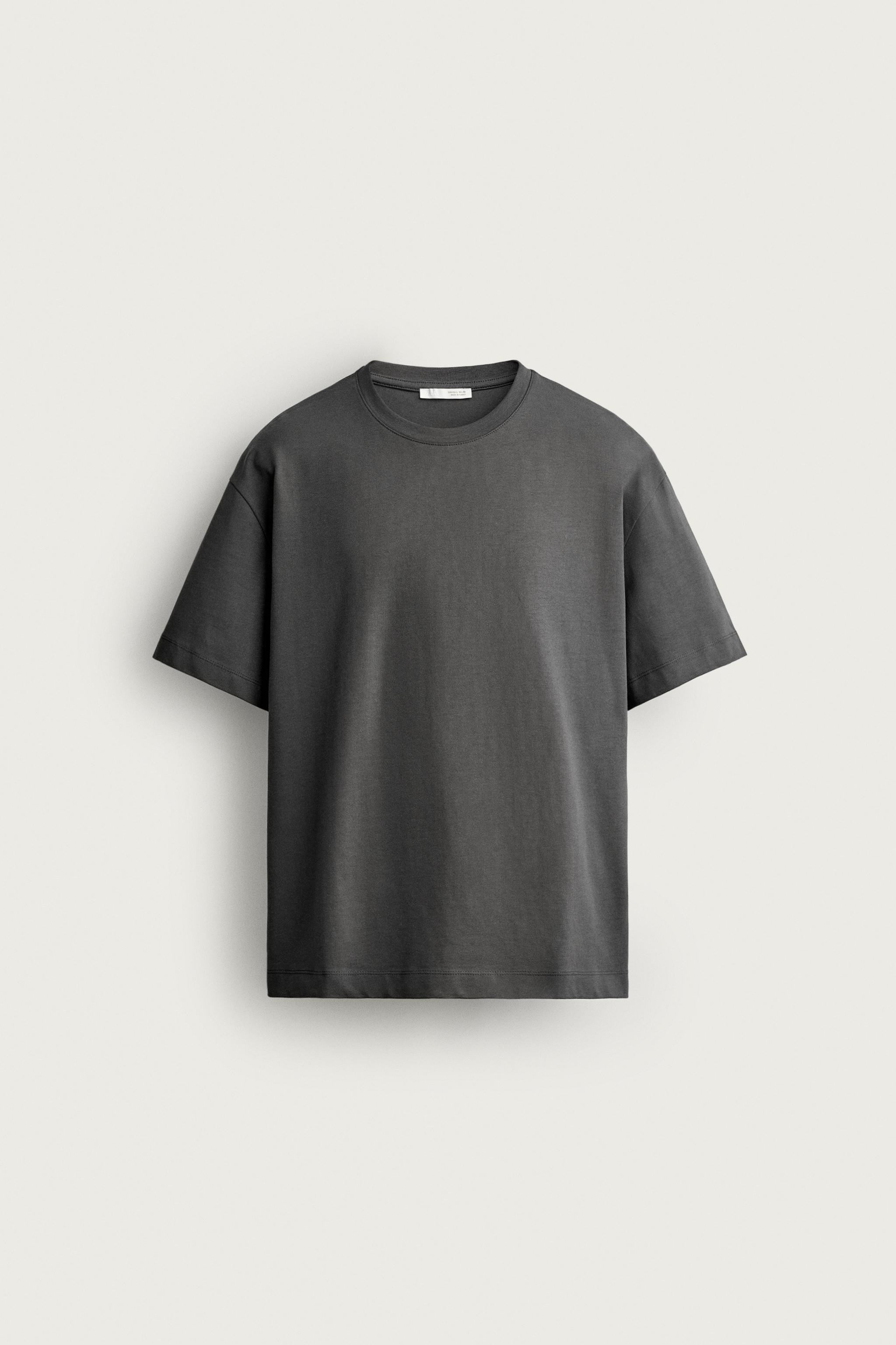 BASIC HEAVYWEIGHT T-SHIRT /03 — Dark anthracite