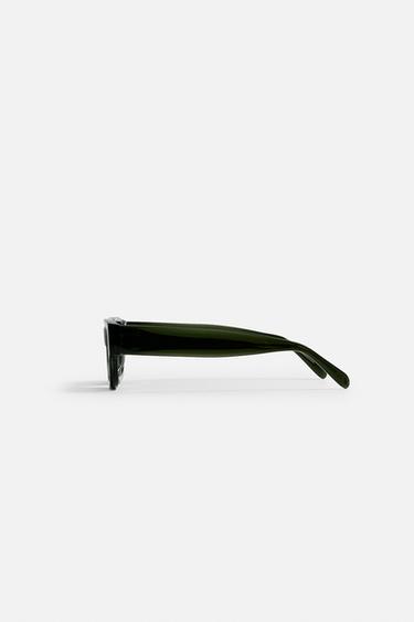 SQUARE SUNGLASSES - Green by Zara - Image 2