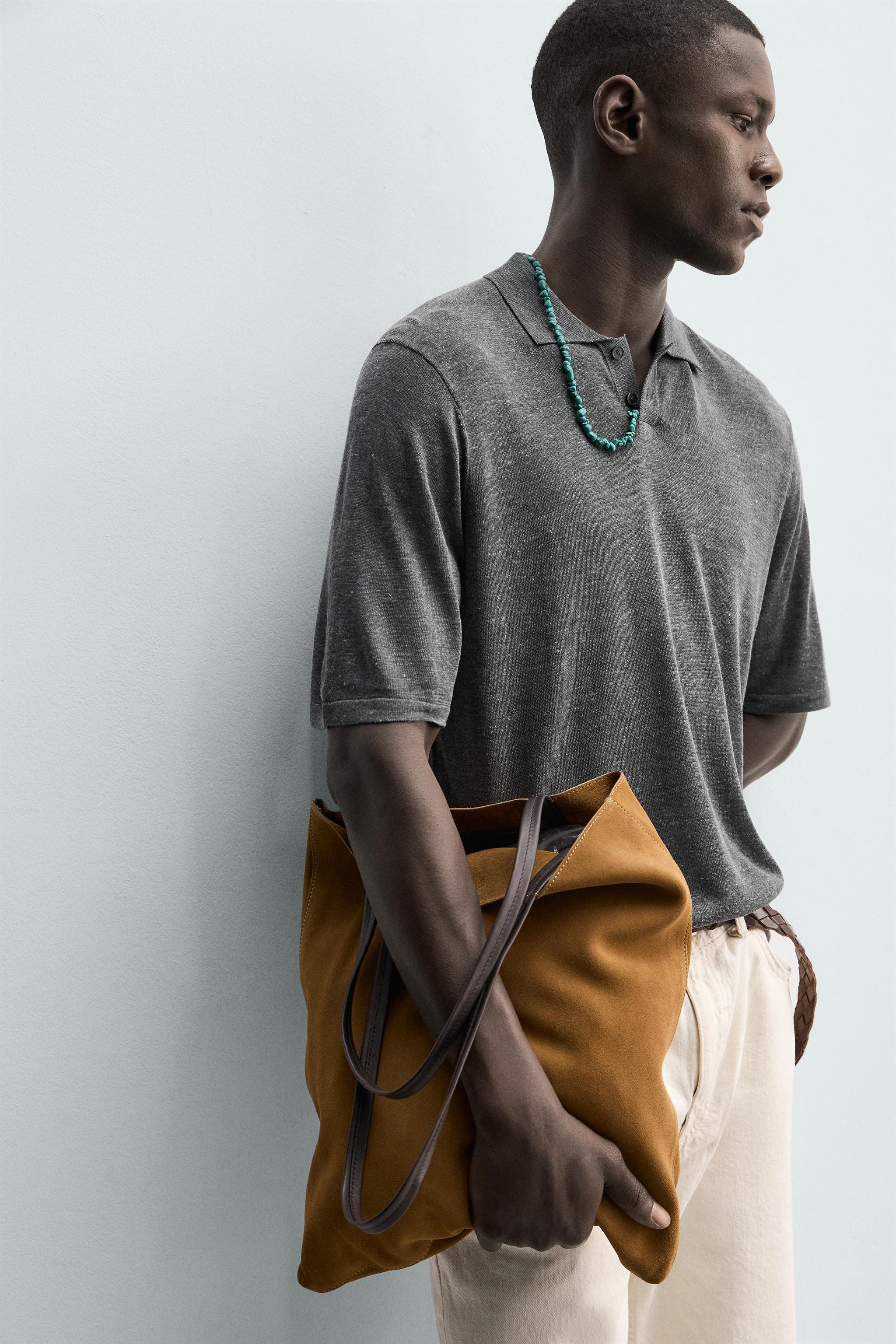 RELAXED FIT KNIT POLO SHIRT