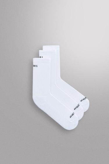 3-PACK OF TRAINING SOCKS - White by Zara