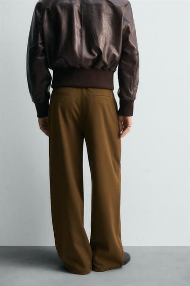 RELAXED FIT TROUSERS WITH BELT - Oil by Zara - Image 2
