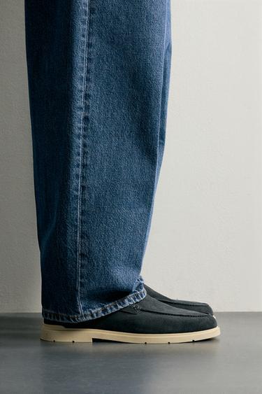 CASUAL LEATHER LOAFERS - 1-220 by Zara - Image 0