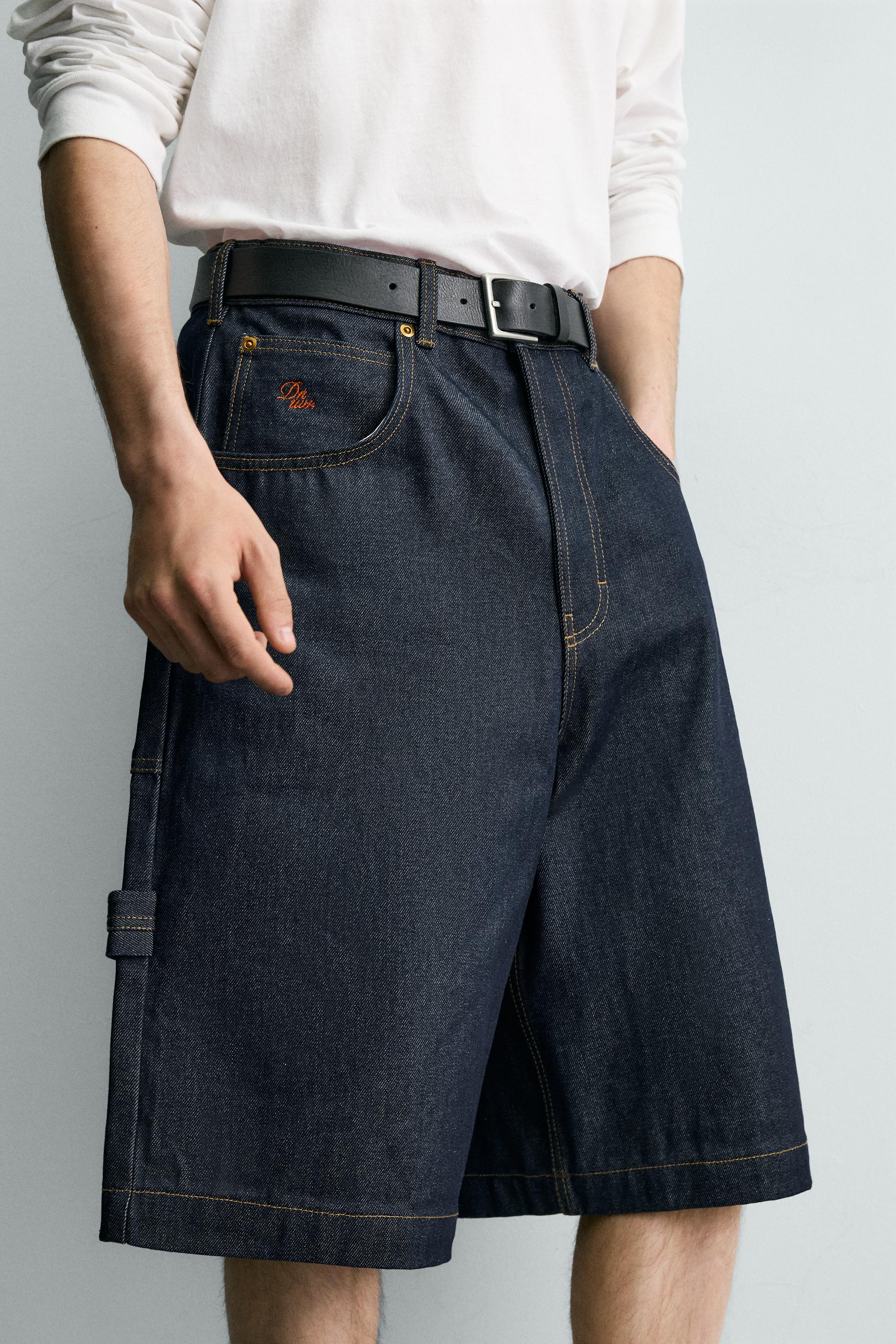リラックスフィットデニムジョーツ - インディゴブルー | ZARA Japan