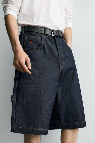 JORTS DENIM RELAXED FIT - Indigo van Zara