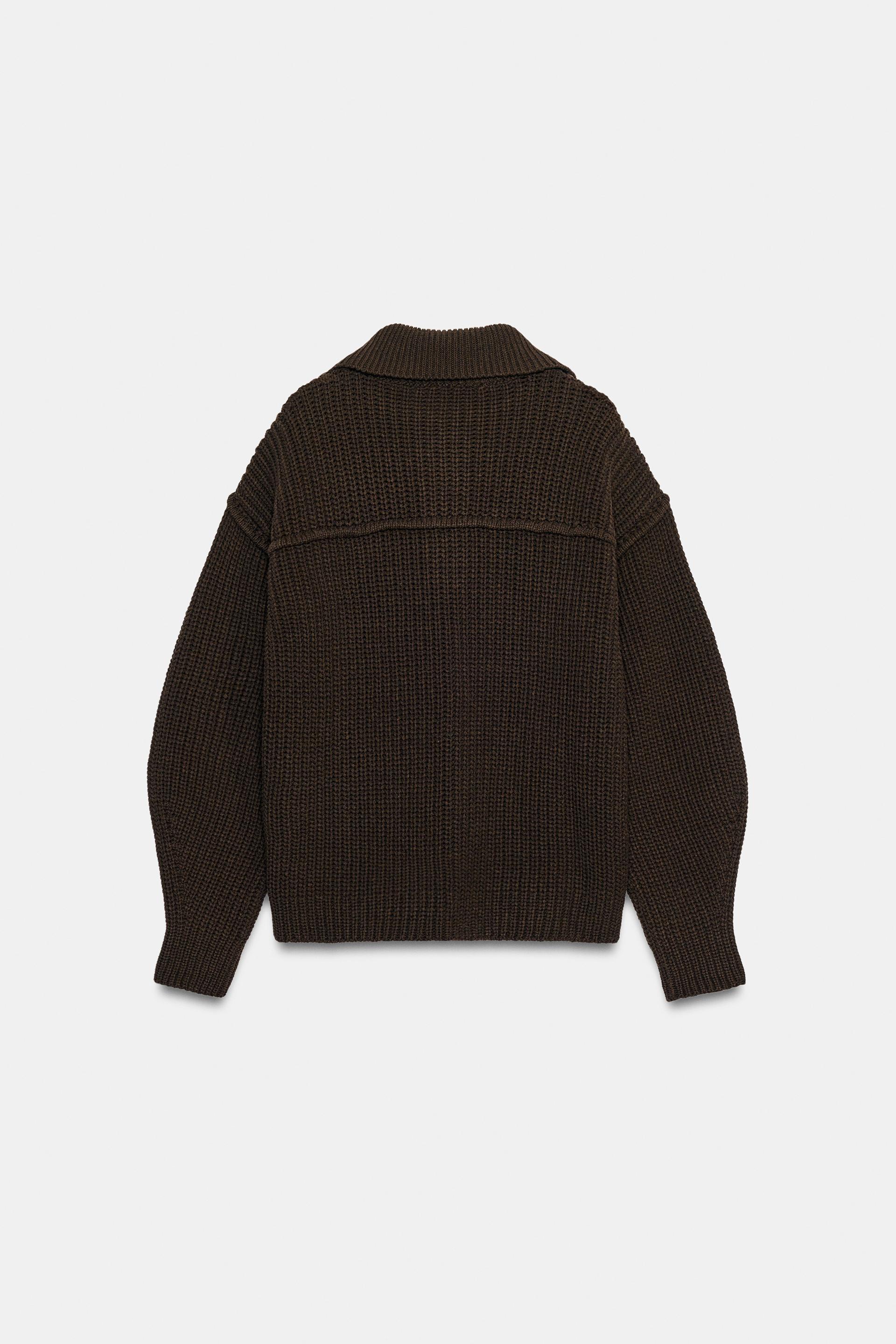 KNIT POLO SWEATER thumbnail 7